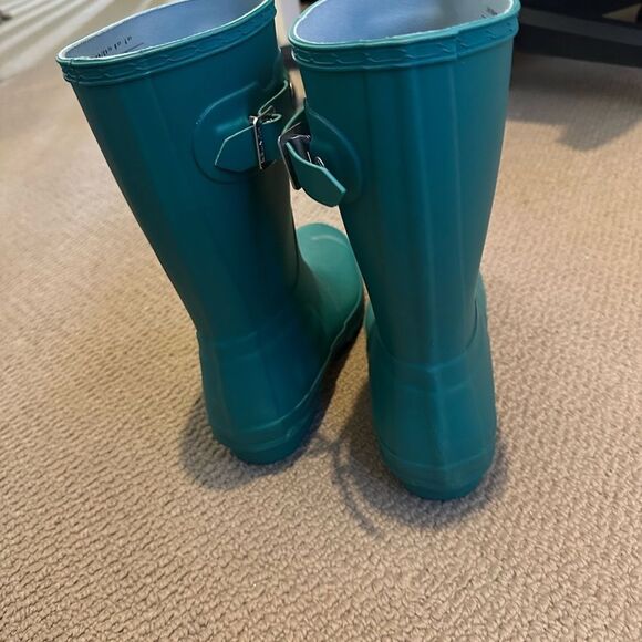 Hunter Teal Waterproof Boots - Picture 7 of 10
